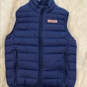 Vineyard Vines Blue Quilted Vest